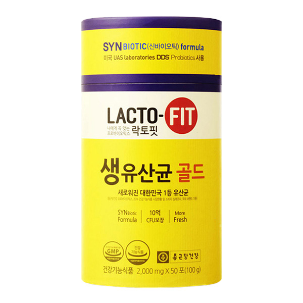   종근당건강 락토핏 생유산균 골드 1통50포장건강 단품 