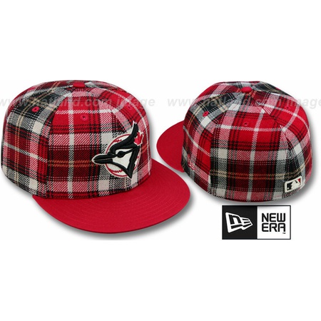  해외토론토 블루 제이스 2T ALT PLAIDZ Red Fitted Hat by New Era PROD790005743무료배송 