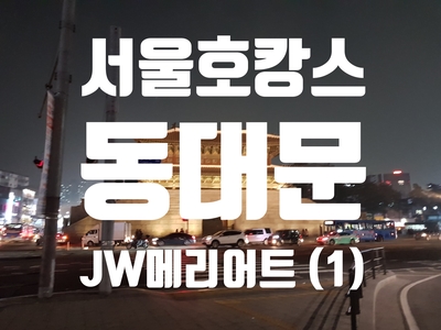  서울 호캉스 ; JW 메리어트 호텔 동대문 (동리엇) 호캉스 / JW 메리어트 호텔 동대문 수영장 _ 1편