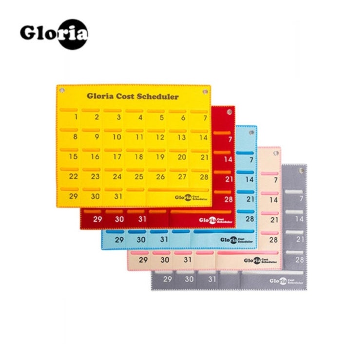  GLORIA 생활비달력 가계부달력 용돈달력 생활비달력 생활비캘린더 달력 용돈달력 용돈캘린더 핑크 