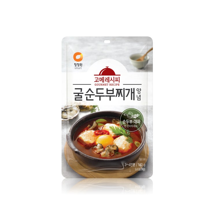   청정원 고메레시피 굴순두부찌개양념 140g 1개 