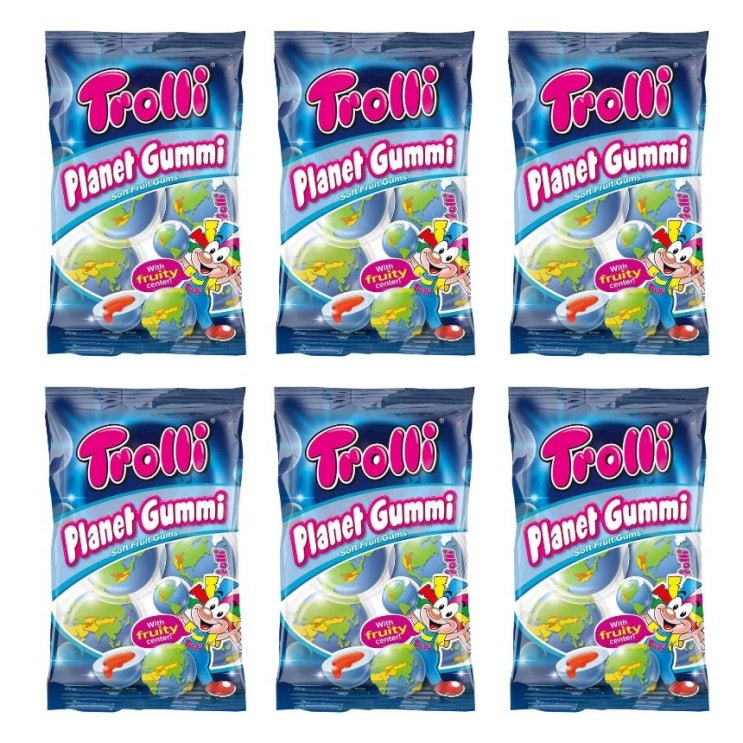   Trolli 트롤리 지구젤리 4개입 6팩 