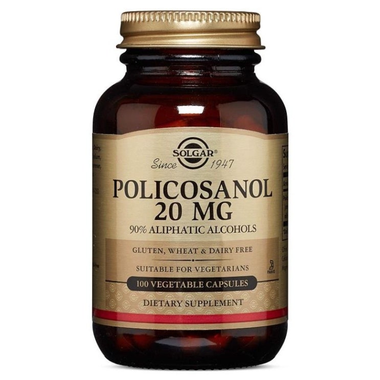   Solgar 미국직배송 솔가 폴리코사놀 20mg 100베지캡슐 정품 2병 