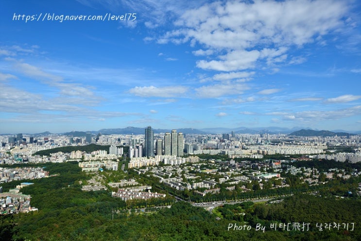  구룡산에서 바라본 타워 펠리스