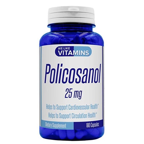   We Like Vitamins 미국직배송 폴리코사놀 25mg 사탕수수추출물 180캡슐 정품 4병 