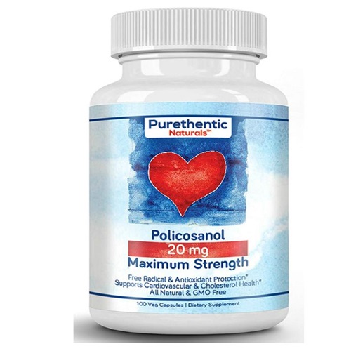   Purethentic Naturals 미국직배송 폴리코사놀 20mg 100 베지캡슐 사탕수수추출물 정품 3병 