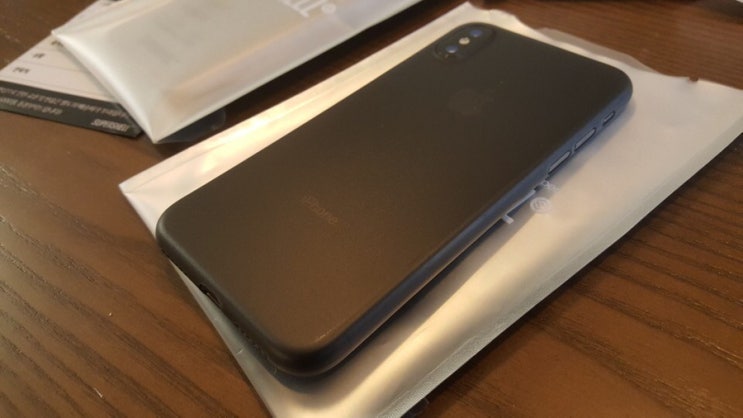 아이폰x 초박형 무난 깔끔한 반투명 케이스 - 슈퍼쉘 에어슬림 Supershell AIRSLIM iPhone X Case