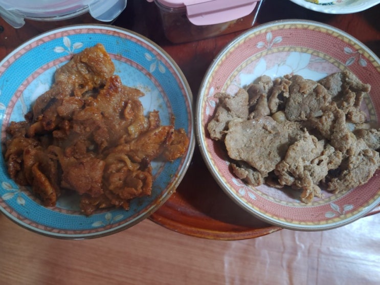 맛의고수 간장불고기, 양념돼지불고기 간편하게 먹은 후기