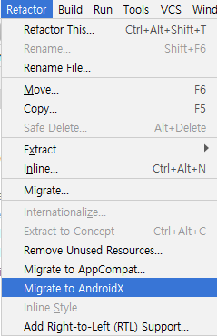  Migrate to AndroidX Issue