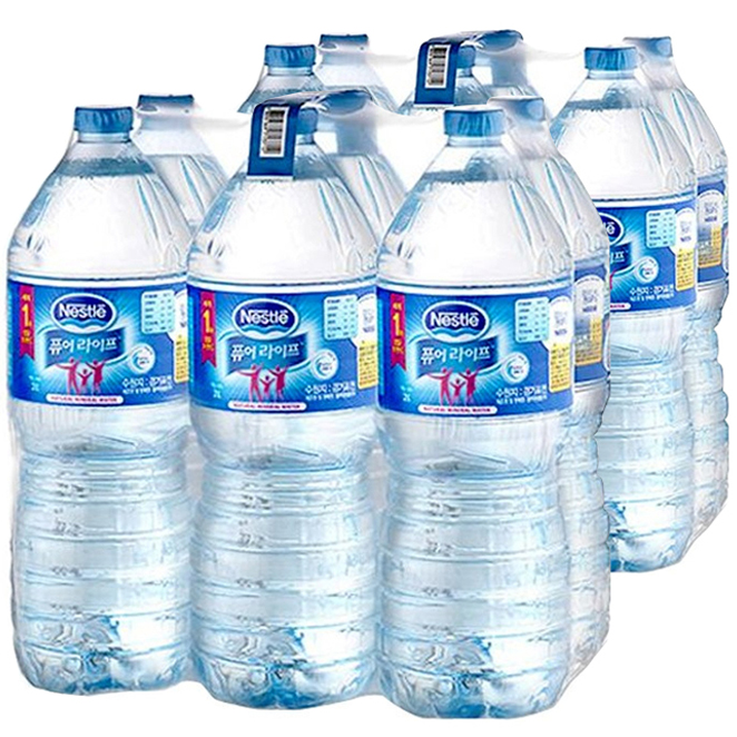   퓨어라이프 생수 2L 12개 