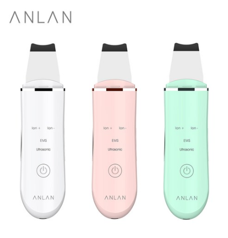  최저가 내일배송  ANLAN 안란 초음파 갈바닉 워터필링기 EMS펄스 피지제거기   [38,900원]