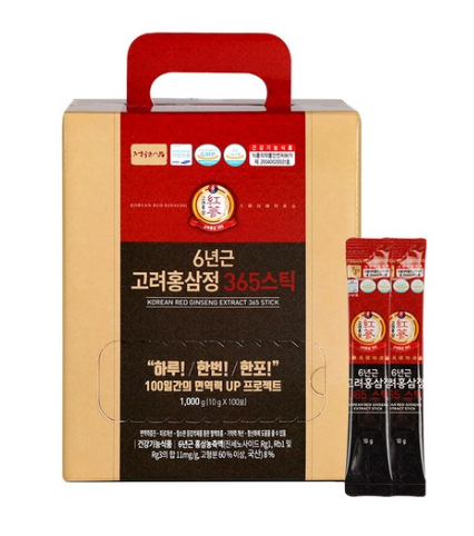  2020설날선물할인  정원삼 6년근 고려홍삼정 365 스틱 100개입   [79,900원]