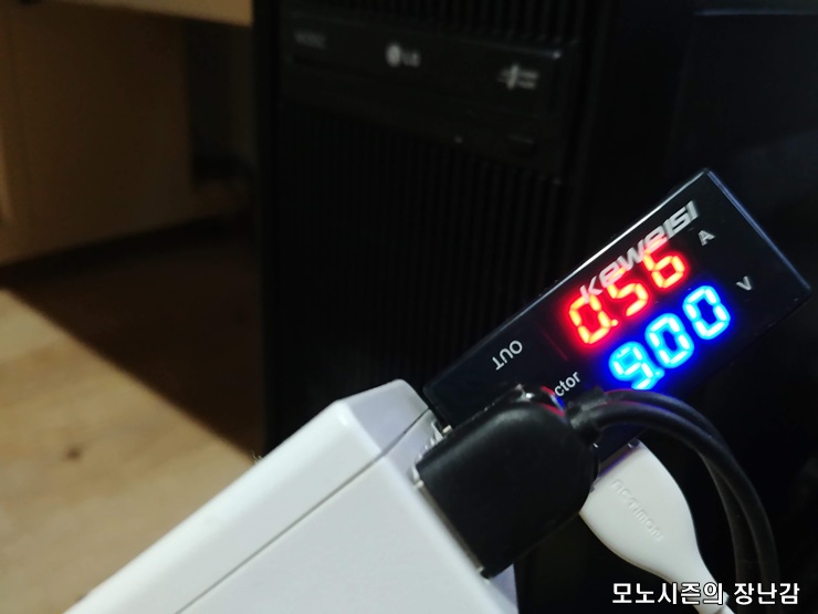 컴스 USB 테스터기(전류/전압 측정)BB634 구매리뷰