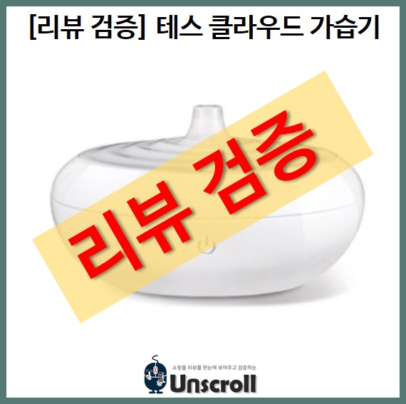  [리뷰 검증] 테스 클라우드 가습기(ES-001)