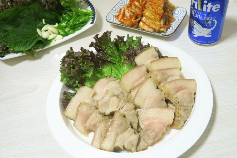 에스엠푸드 업소용고기로 덜미살 수육 해먹었어요