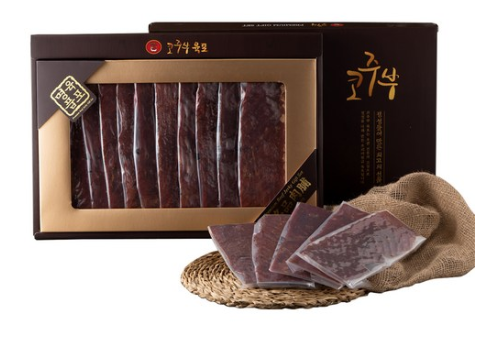  2020설날선물할인   코주부 비프져키 플러스 육포 선물세트 + 쇼핑백   [53,900원]