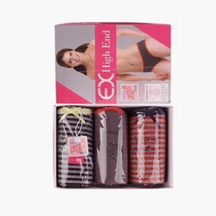  여성 위생 팬티 3매세트 면혼방 스판 EX313 (10,900원)