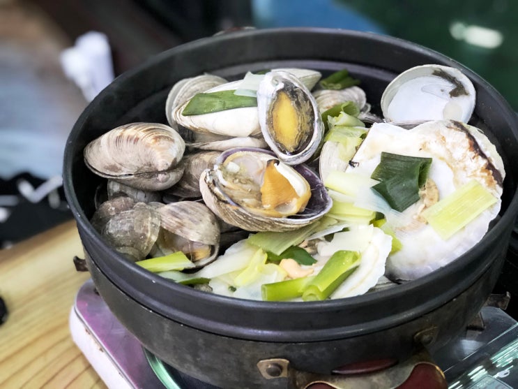 월미도 조개찜 해뜨는회집 십마넌 넘게 쓰고온 후기