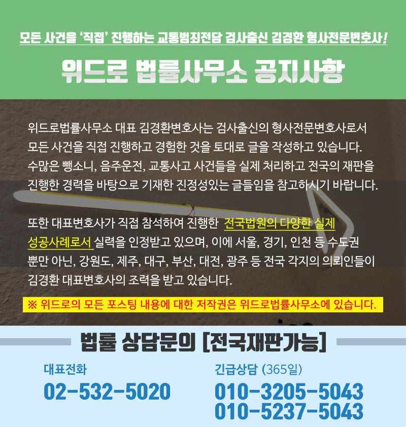 위험운전 무면허 음주운전 3아웃 2구속 15