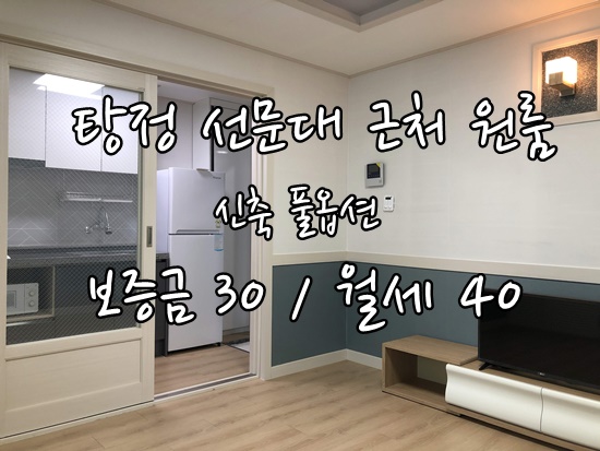  탕정 선문대학교 원룸 상권 좋은 신축 원룸 선문대 서문 근처 예쁜 집
