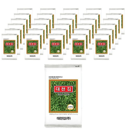  맛있는김 추천 대천김 재래 도시락김   [15,900원]