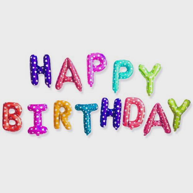  HAPPY BIRTHDAY 이니셜은박풍선(별하트무늬) (6,510원)