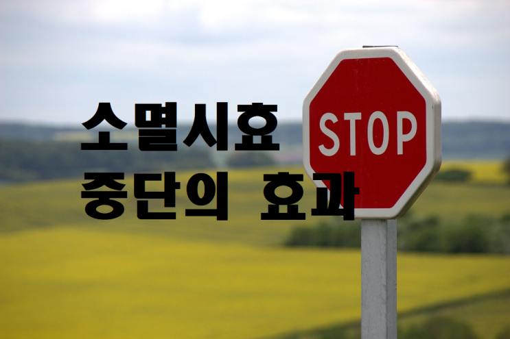  소멸시효 중단의 효과