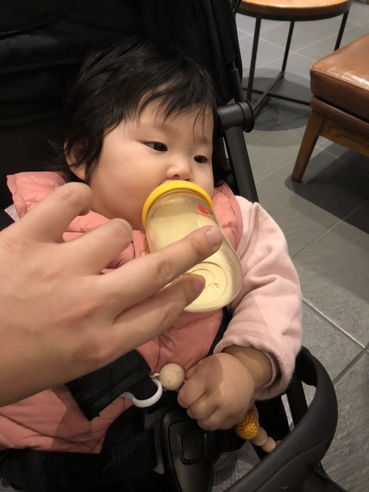  생후218일 완모 완분 단유 1일차