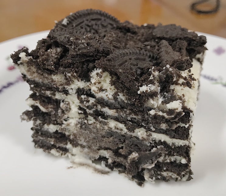 오레오로 투썸 아이스박스 케이크 만들기 쉽고 맛있어요 !