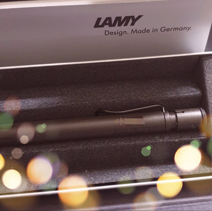  졸업 입학 선물 추천 - LAMY 사파리 샤프 + 각인 하기