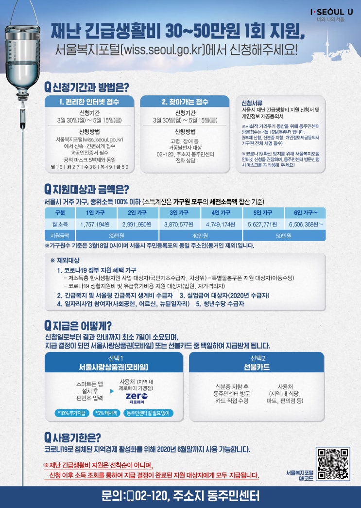 서울시 코로나 관련 재난 긴급생활비 서울복지포털에서 신청 가능해요 서울시 코로나 관련 재난 긴급생활비 서울복지포털에서 신청 가능해요
