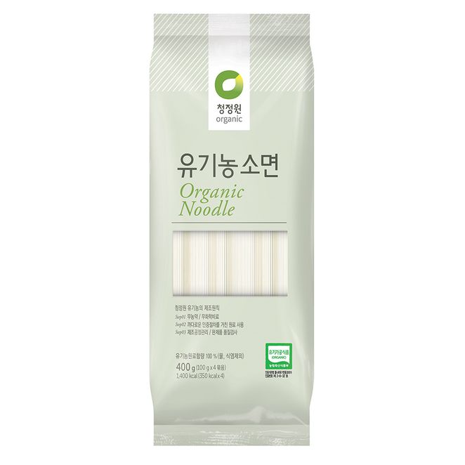 (로켓배송)청정원 오가닉 유기농 소면, 400g, 1개 가격정보 (로켓배송)청정원 오가닉 유기농 소면, 400g, 1개 가격정보
