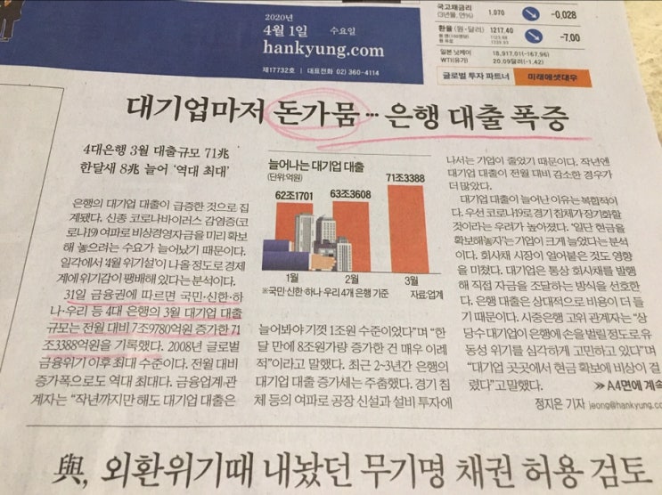 20200401 / 한국경제신문 스크랩 / 지금은 원유에 투자할 타이밍이다?