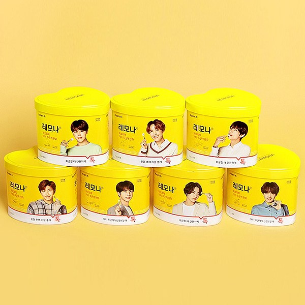 경남제약 방탄소년단 레모나 60포 랜덤발송(4개 이상 구매 시 브로마이드 증정), 1, 수량 가격정보 경남제약 방탄소년단 레모나 60포 랜덤발송(4개 이상 구매 시 브로마이드 증정), 1, 수량 가격정보