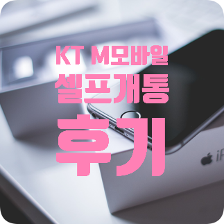  KT M모바일 알뜰폰 셀프 개통 후기 (Feat. SKT 4년차)