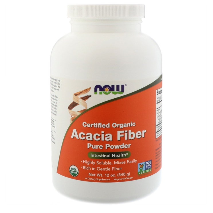 Now Foods 나우푸드 오가닉 아카시아 화이버 파우더 가루 340g Certified Organic Acacia Fiber, 1개 가격정보 Now Foods 나우푸드 오가닉 아카시아 화이버 파우더 가루 340g Certified Organic Acacia Fiber, 1개 가격정보
