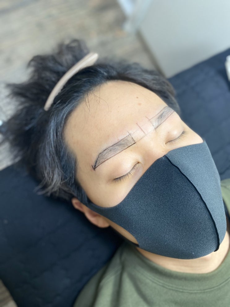  대구 동성로 남자눈썹 라인브로 눈썹관리