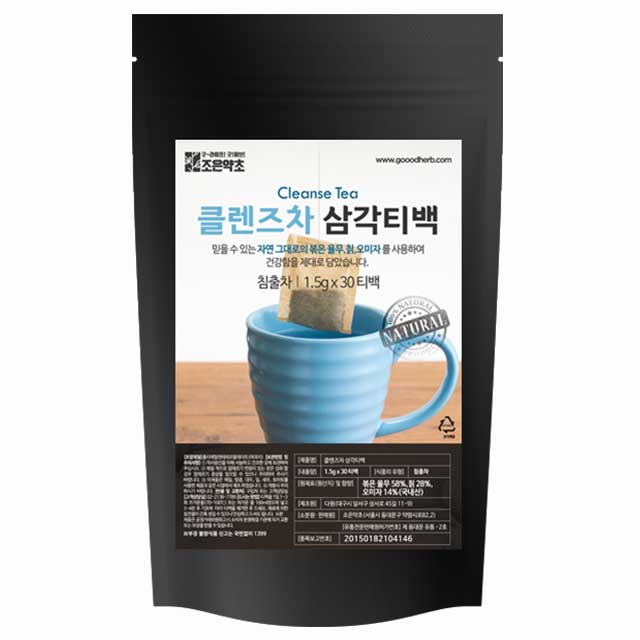 굿허브 클렌즈차 티백 1.5g x 30티백, 단품 가격정보