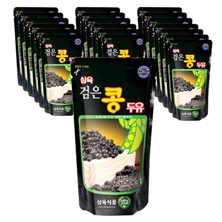  삼육두유 검은콩 두유 파우치 195ml 20개