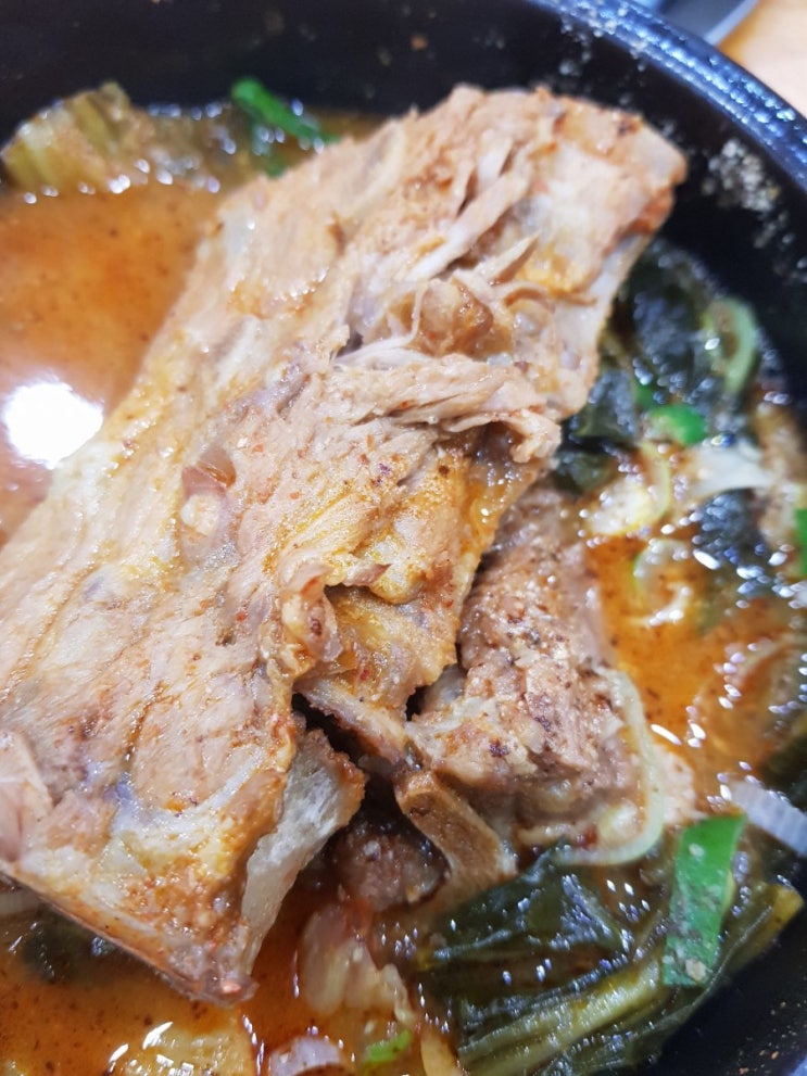  풍암동 조마루 감자탕 놀이방있는 감자탕집,뼈해장국도 양이푸짐