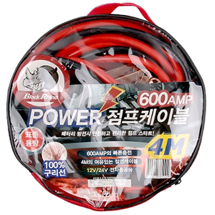  {착한가격 best6} 점프선 - 블랙라이노 점프선 600AMP, 1개  (With [생활꿀팁] 소식)