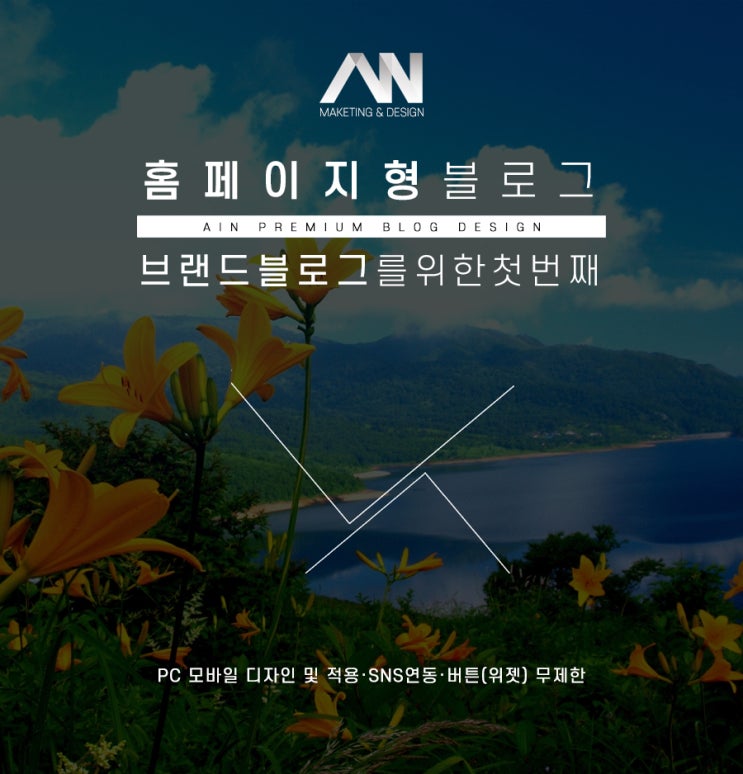  아인 홈페이지형 블로그 제작(프리미엄)