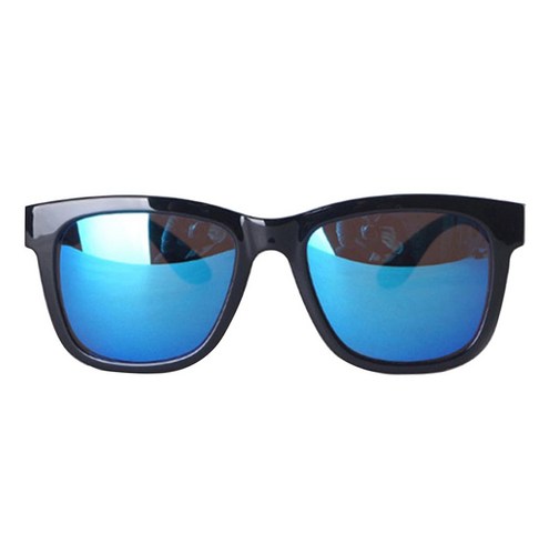 고글/선글라스 유명브랜드 오클렌즈 미러 선글라스 ST306, 프레임(유광블랙 + 유광블랙), 미러렌즈(블루미러) 구입 