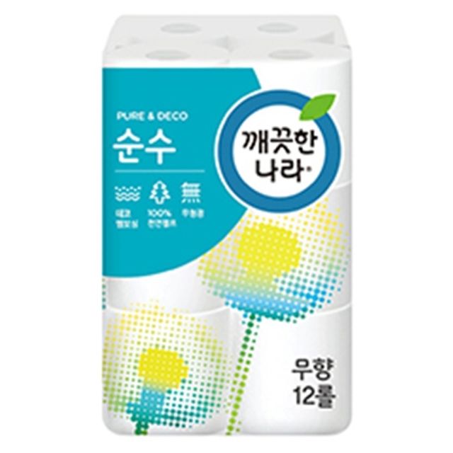  [추천] [주방욕실] 깨끗한나라)순수화장지(40Mx12롤)-박스(6개입) [W28AD99], 1 가격은 얼마일까요?