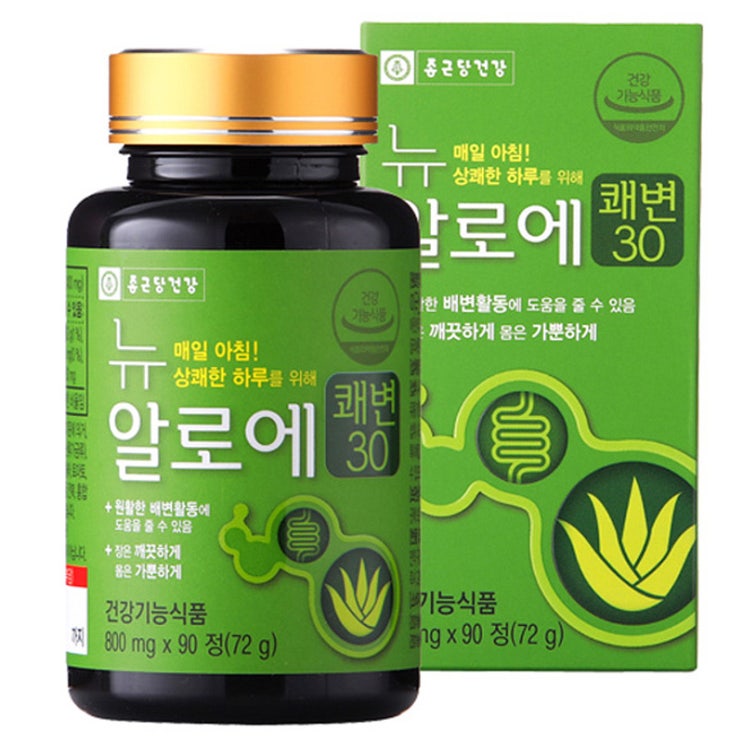 종근당건강 뉴 알로에 쾌변 30, 72g, 1개 가격정보 종근당건강 뉴 알로에 쾌변 30, 72g, 1개 가격정보