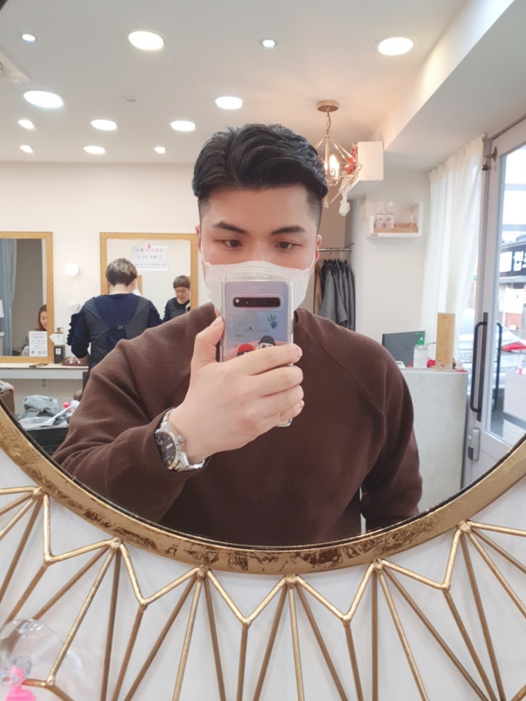  남자는 역시 머리빨!! 강한 인상의 소유자 대구남자파마 로 순둥이 되다??? 대구미용실추천 " 구동연헤어 " 아이롱펌 40% 할인 받은 후기