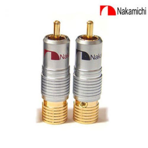  {꿀딜 베스트6} rca신호선 - NAKAMICHI(나카미치) RCA 플러그-2개1조/신호선 조임식,  (With ‘시베리아 소식)