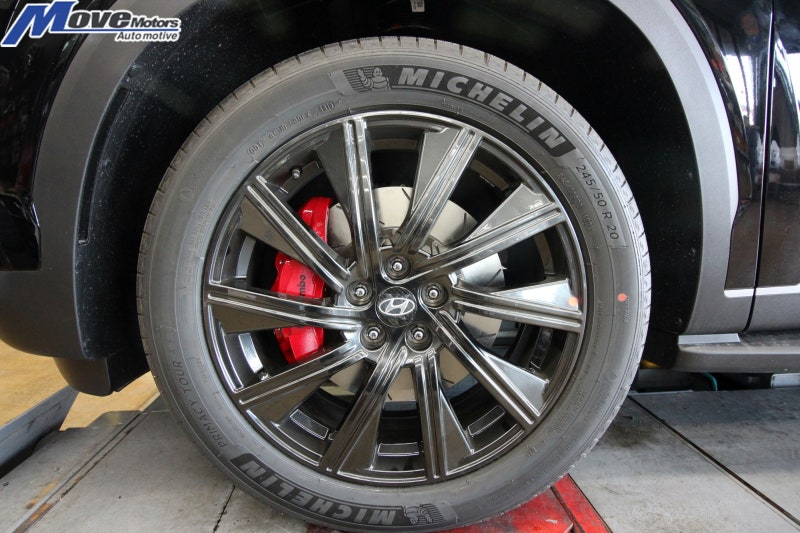 부산 기장군 / 브렘보 브레이크 장착 튜닝 / 현대 / 팰리세이드