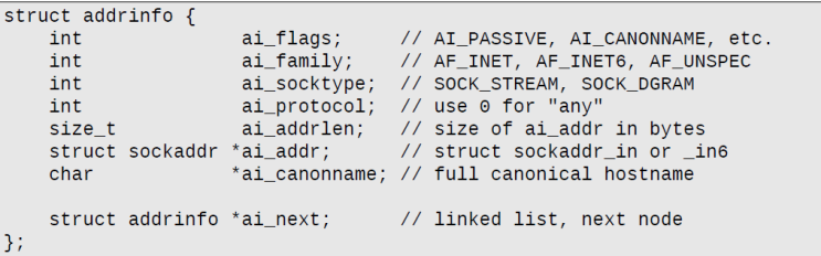  Network Programming (2) - struct, cast function