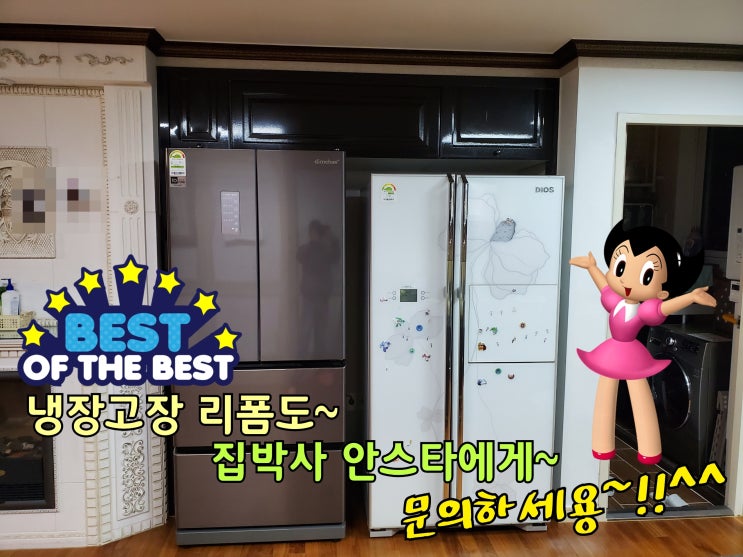  냉장고장 리폼 후기